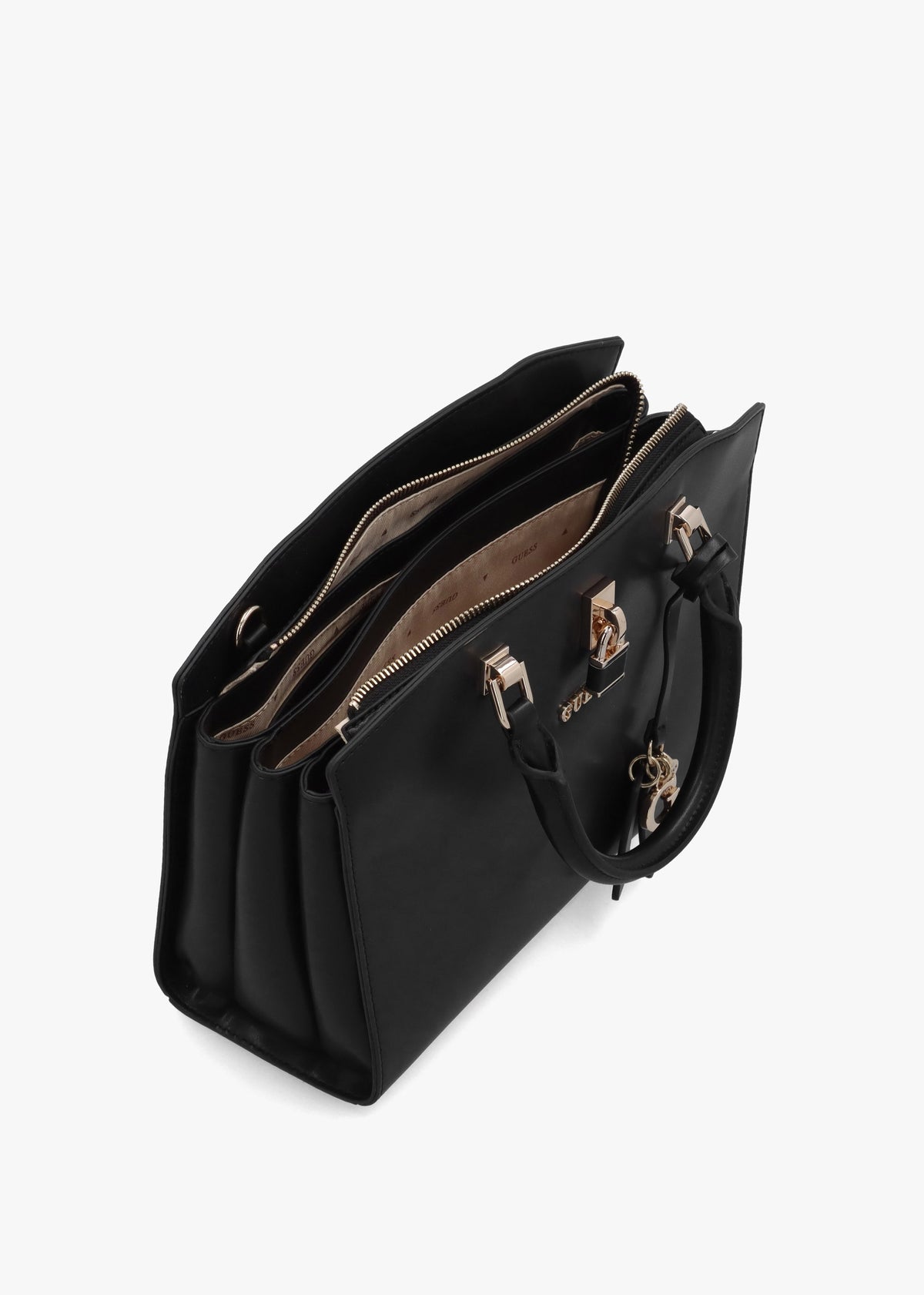 Queensland Luxury Black Satchel Bag