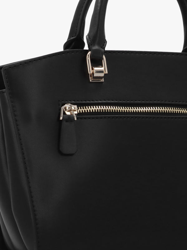 Queensland Luxury Black Satchel Bag