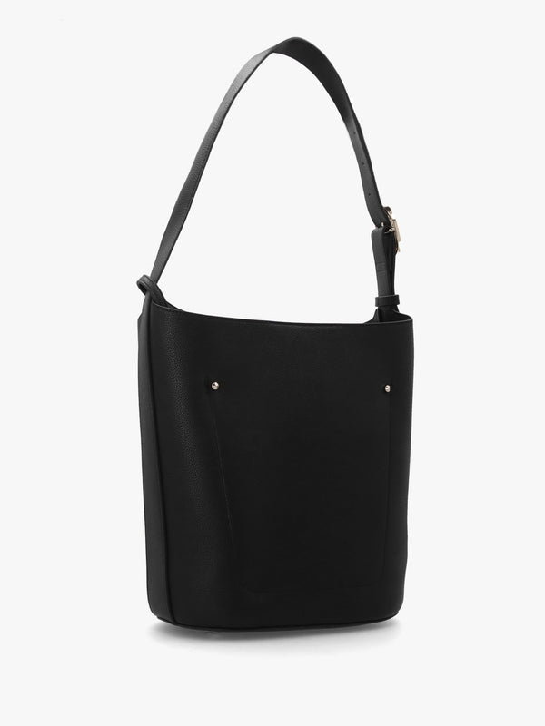 Meridian II Black Bucket Bag