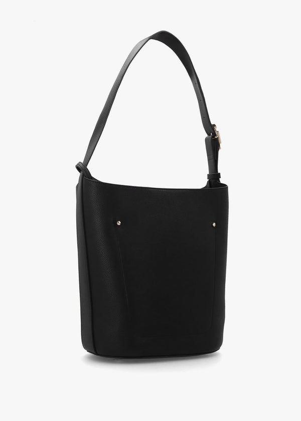 Meridian II Black Bucket Bag