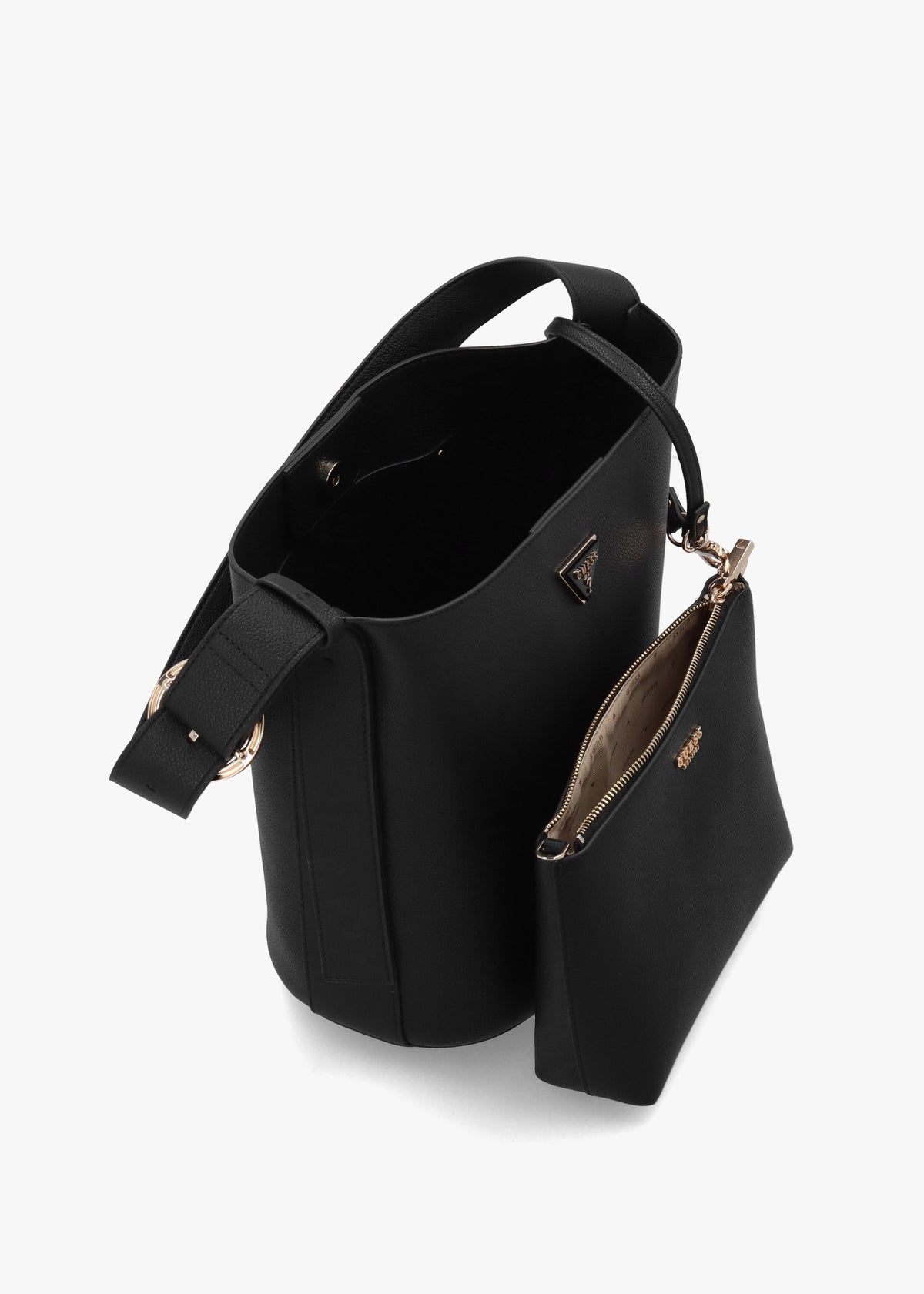 Meridian II Black Bucket Bag