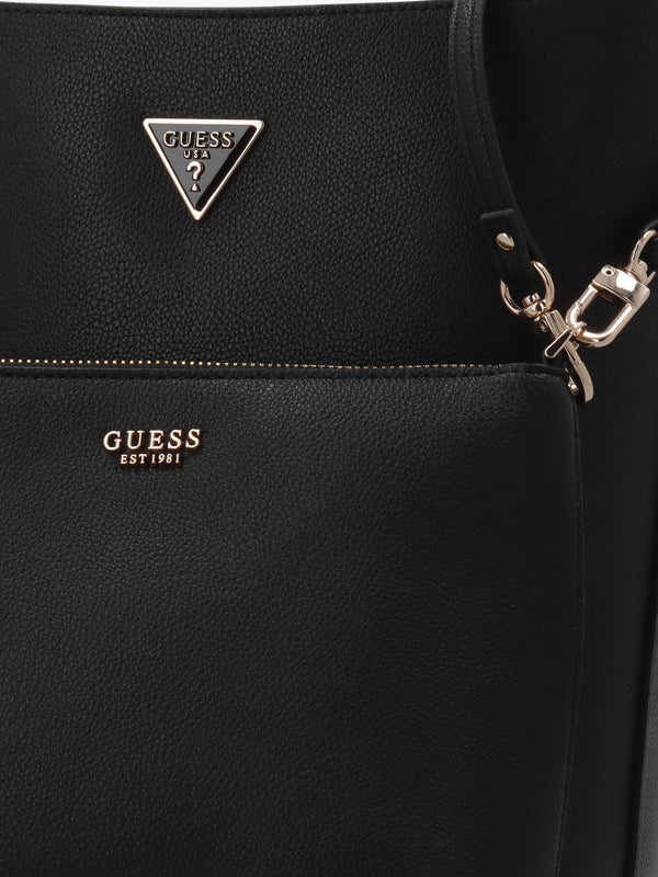 Meridian II Black Bucket Bag