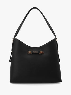 Lefia Large Black Hobo Bag