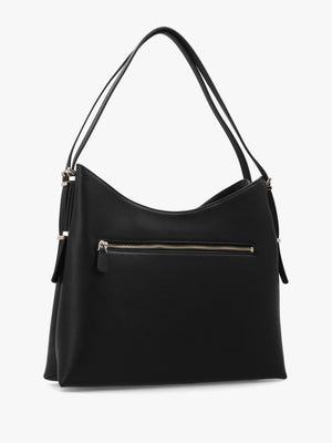 Lefia Large Black Hobo Bag