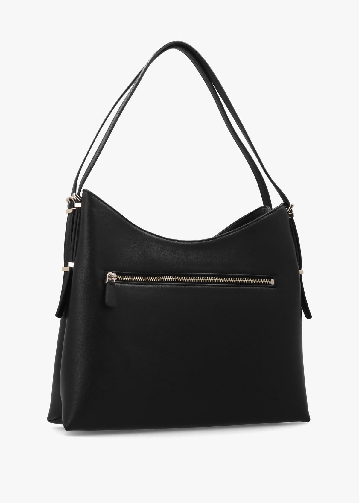 Lefia Large Black Hobo Bag