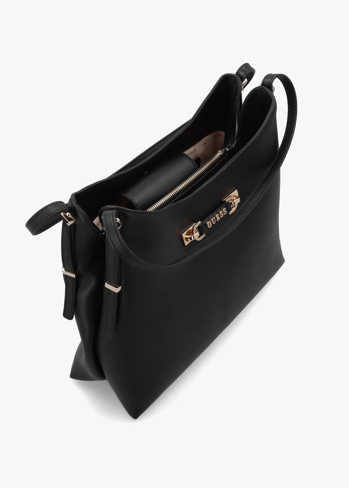 Lefia Large Black Hobo Bag