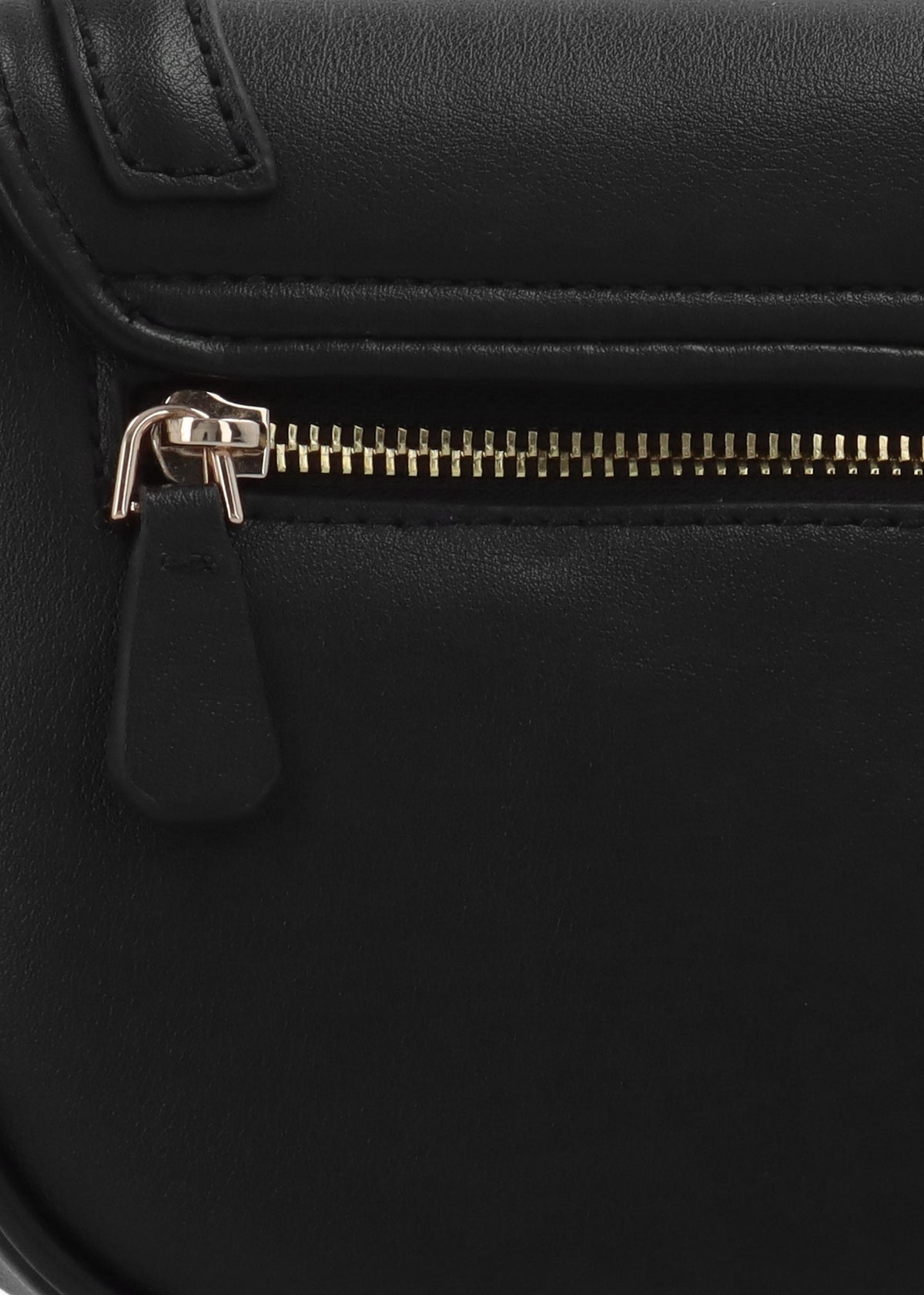 Dea Flap Black Shoulder Bag