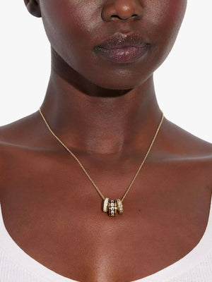 Signature Enamel Gold Chain Necklace