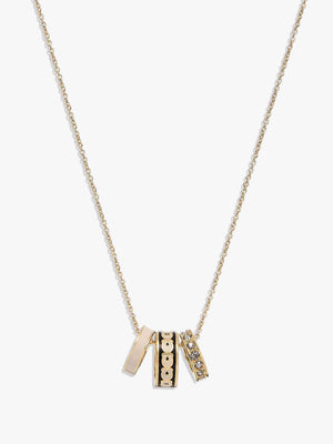 Signature Enamel Gold Chain Necklace