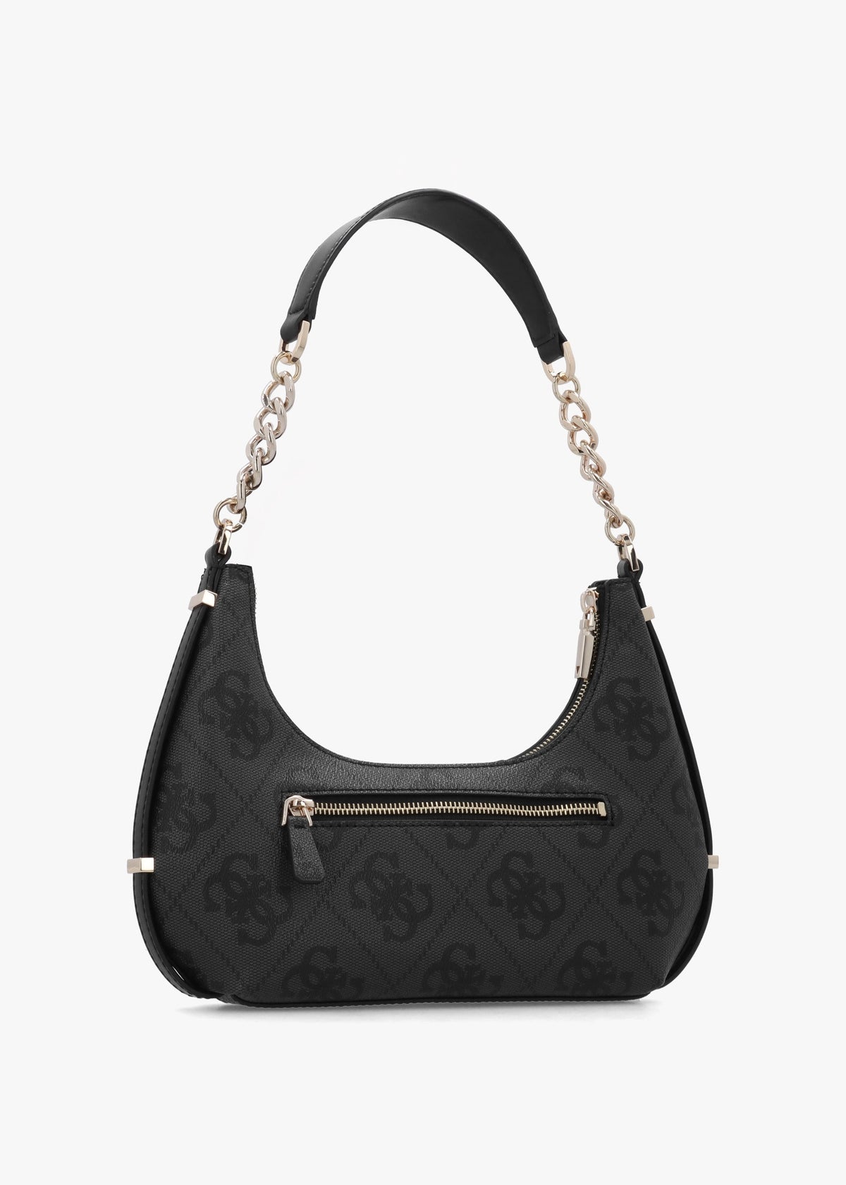 Erenia Top Zip Coal Logo Shoulder Bag