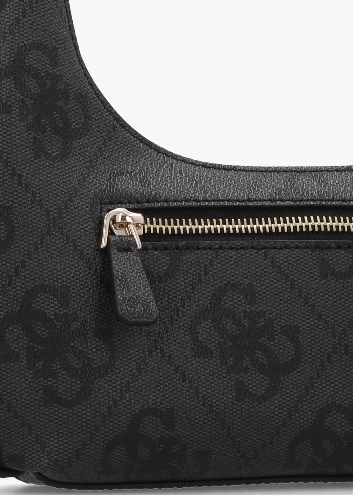 Erenia Top Zip Coal Logo Shoulder Bag