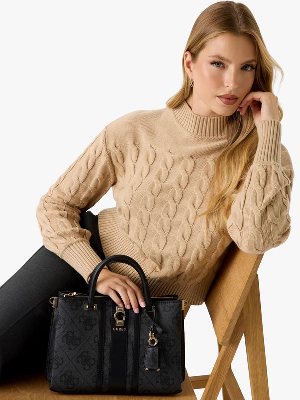 Erenia Girlfriend Coal Logo Satchel Bag