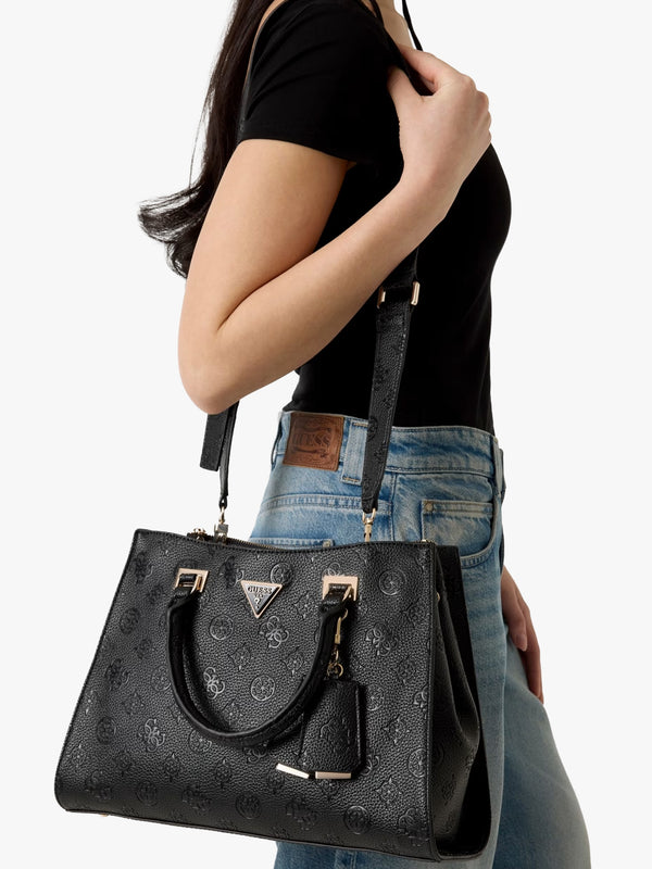 Cresidia II Society Black Satchel Bag