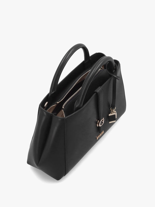 Carrie Girlfriend Black Satchel Bag