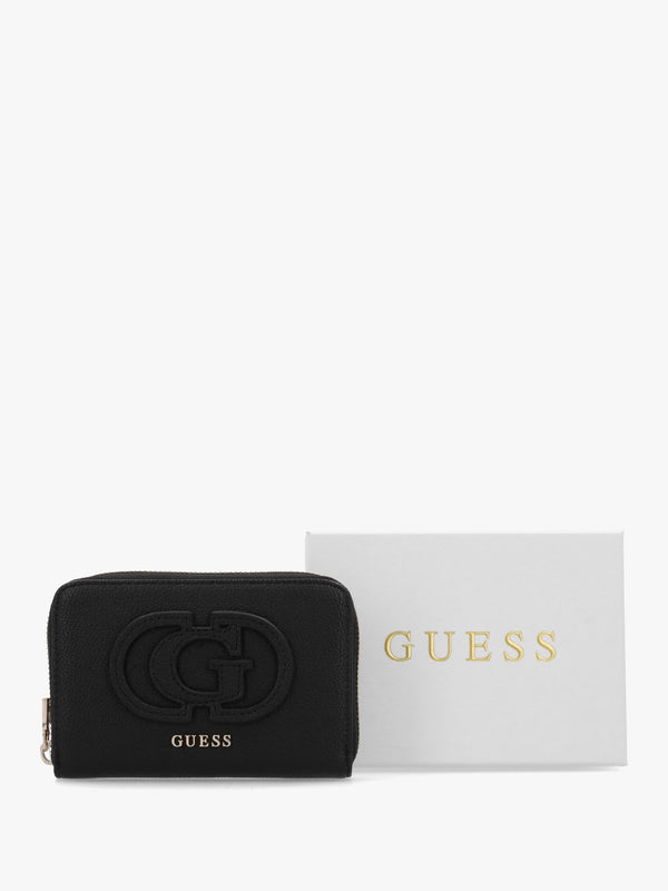 Calebra Medium Black Zip Around Purse