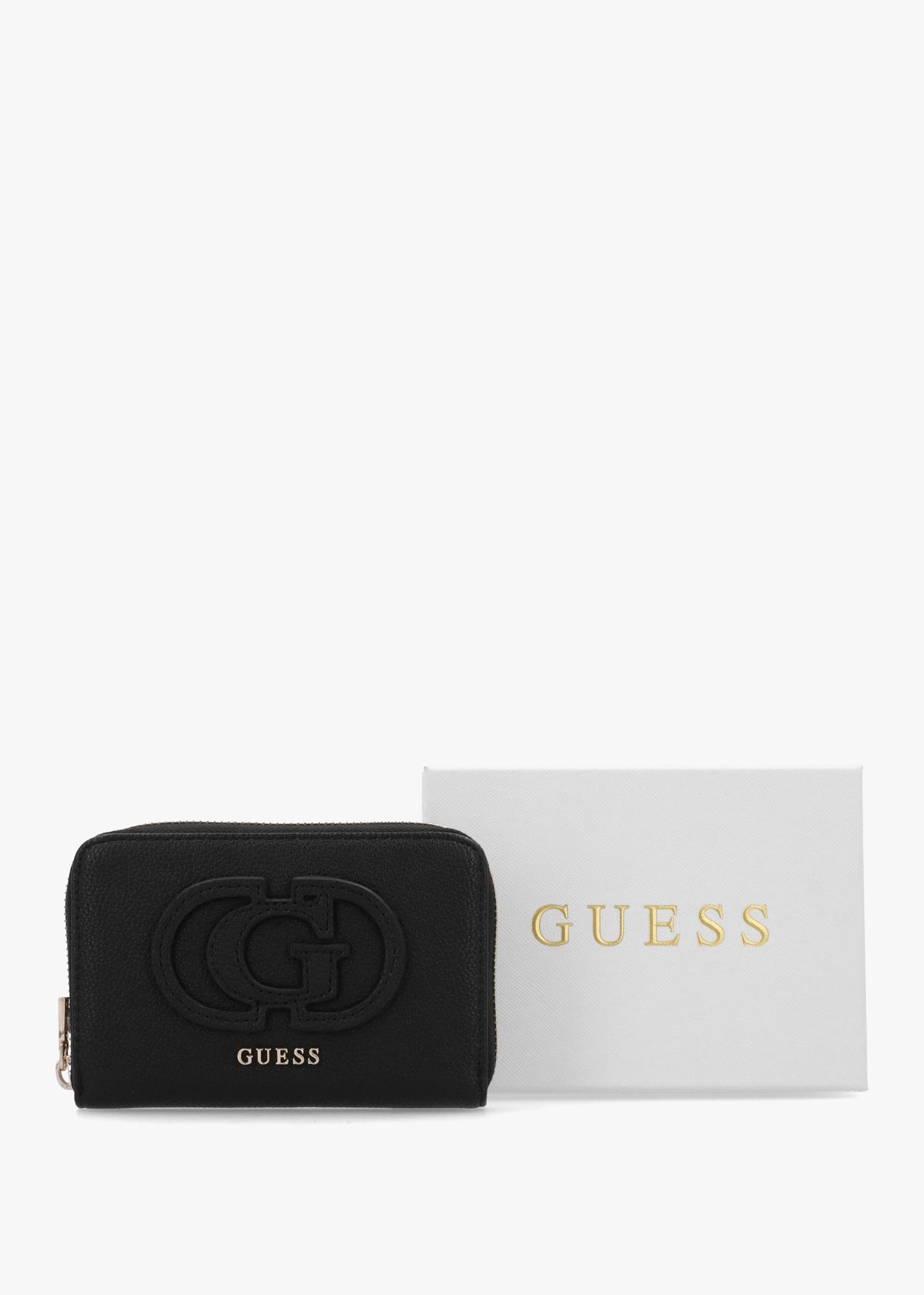 Calebra Medium Black Zip Around Purse