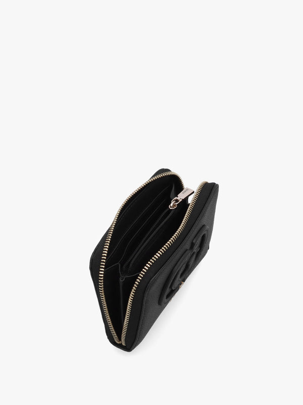 Calebra Medium Black Zip Around Purse