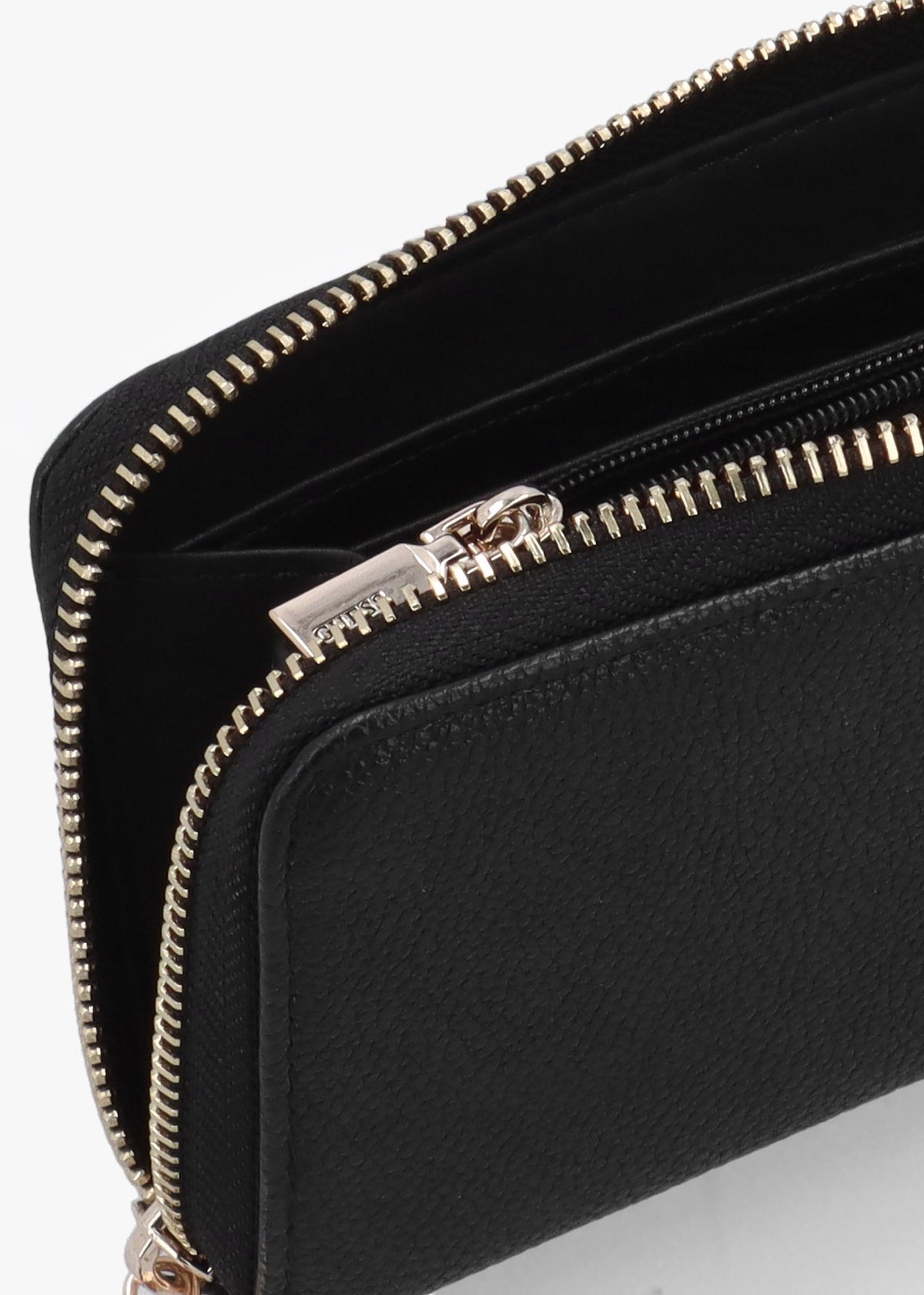Calebra Medium Black Zip Around Purse