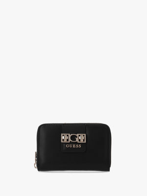 Jane Medium Black Zip Around Wallet