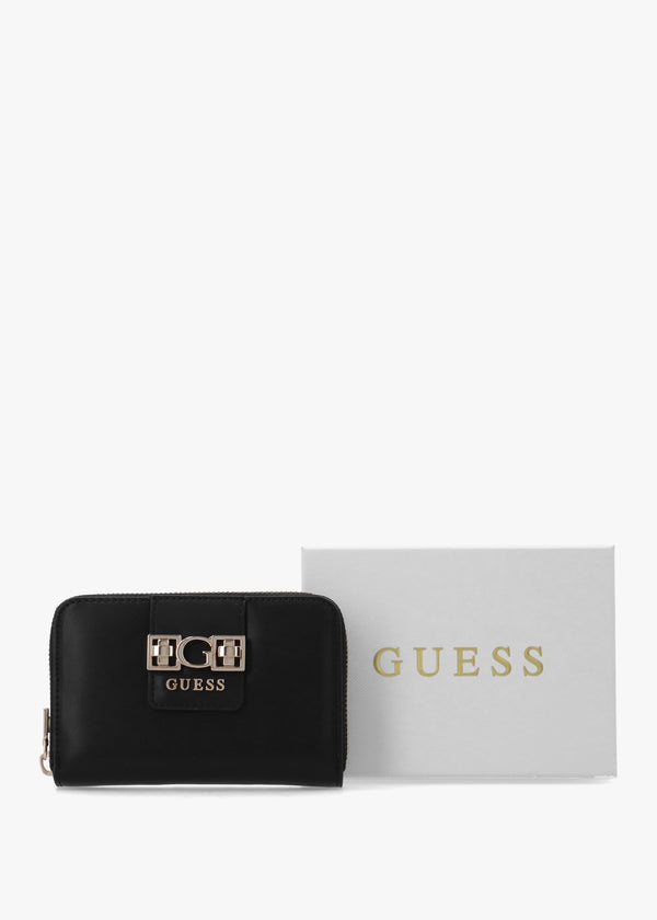 Jane Medium Black Zip Around Wallet