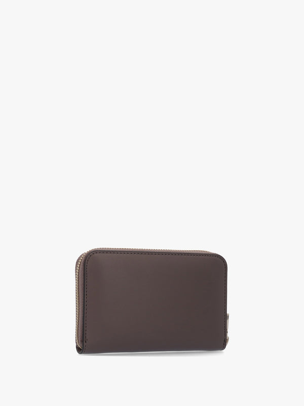 Jane Medium Dark Taupe Zip Around Wallet