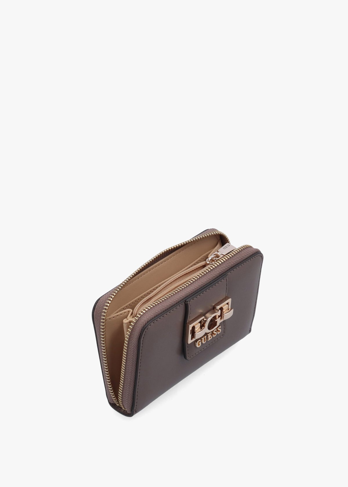 Jane Medium Dark Taupe Zip Around Wallet