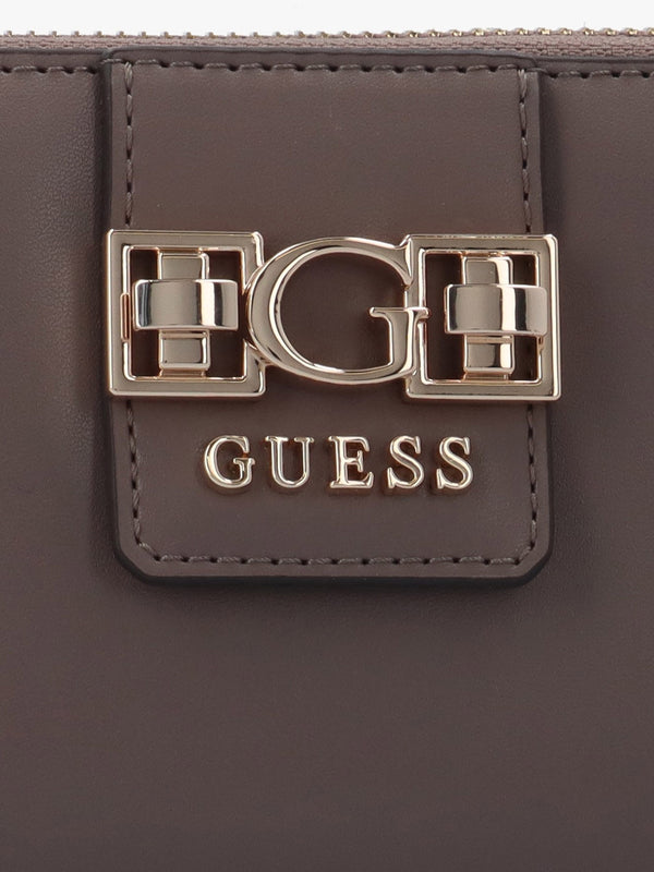 Jane Medium Dark Taupe Zip Around Wallet