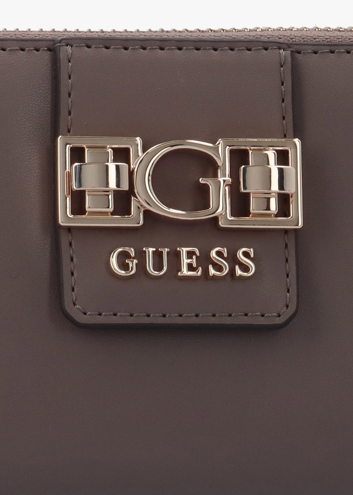 Jane Medium Dark Taupe Zip Around Wallet
