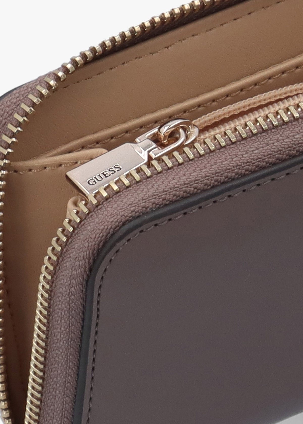 Jane Medium Dark Taupe Zip Around Wallet