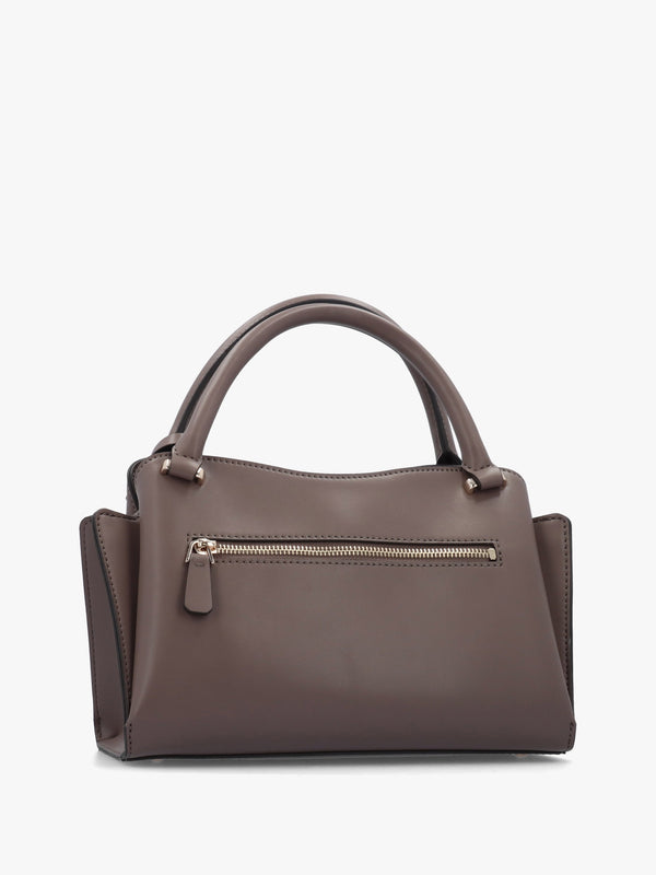 Jane Small Dark Taupe Satchel Bag