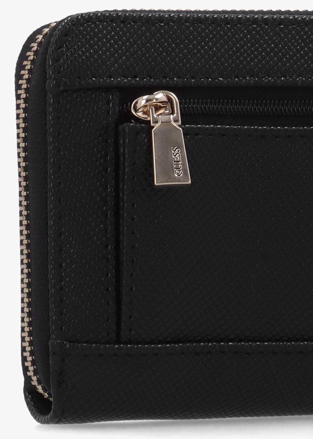 Laurel II Large Black Zip Around Wallet