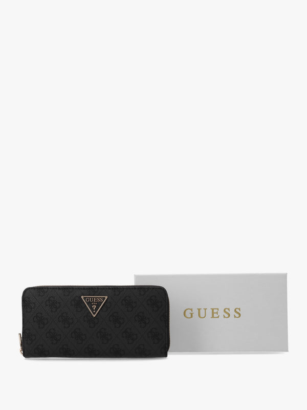 Laurel II Large Coal Logo Zip Around Wallet