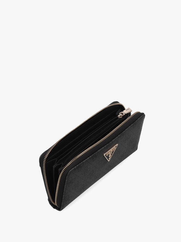 Laurel II Large Coal Logo Zip Around Wallet