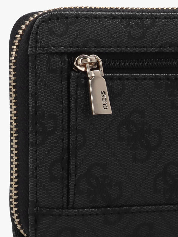 Laurel II Large Coal Logo Zip Around Wallet