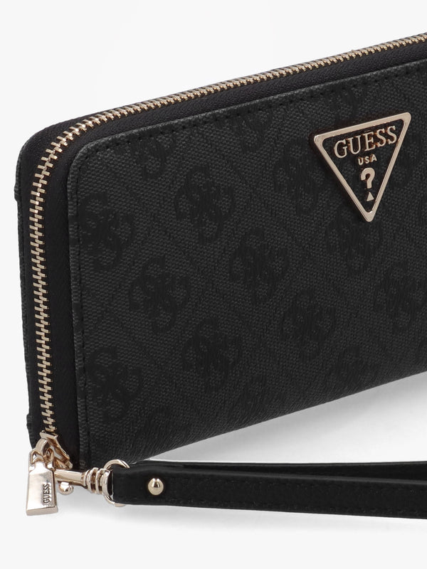 Laurel II Large Coal Logo Zip Around Wallet