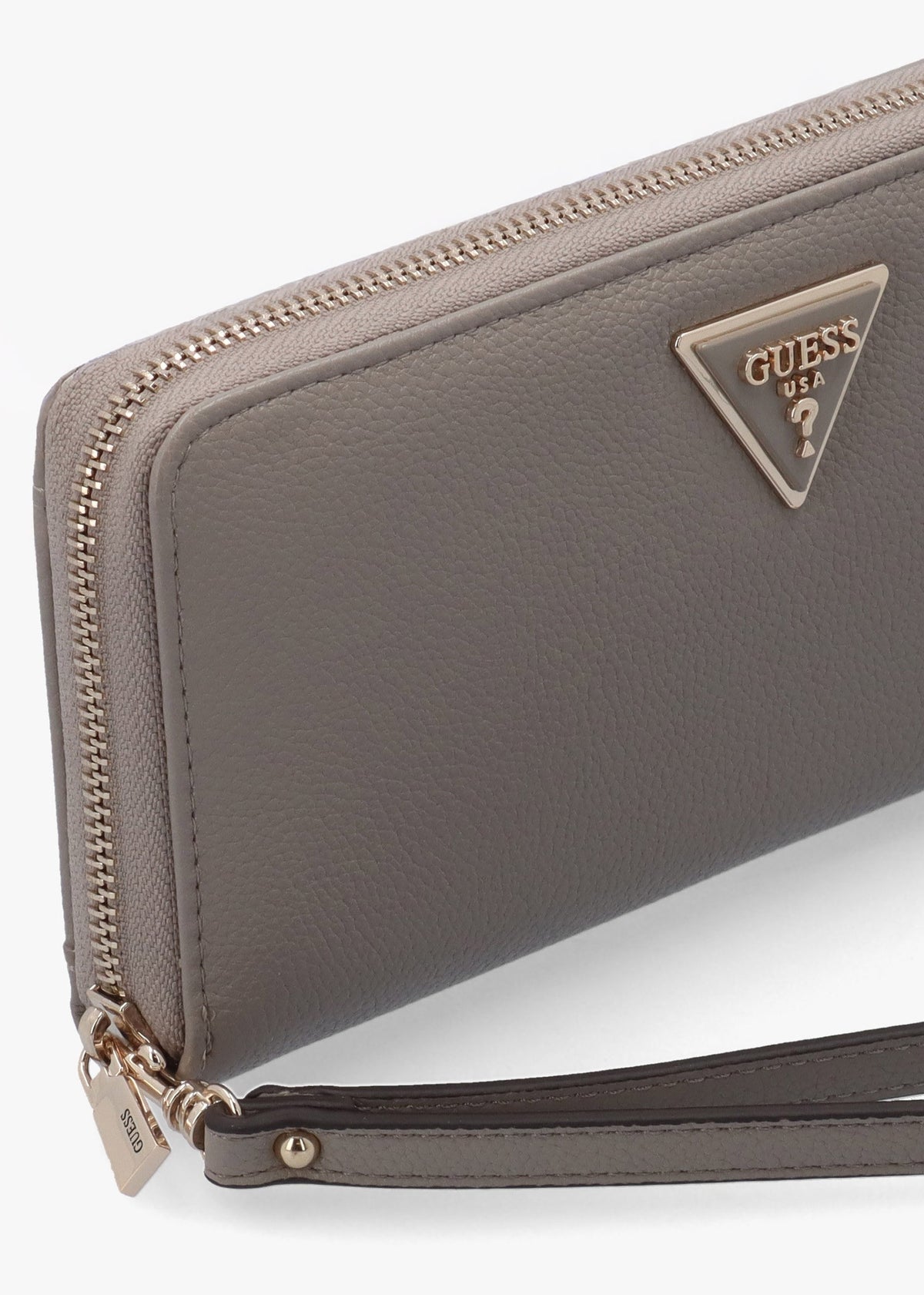 Laurel II Large Dark Taupe Zip Around Wallet