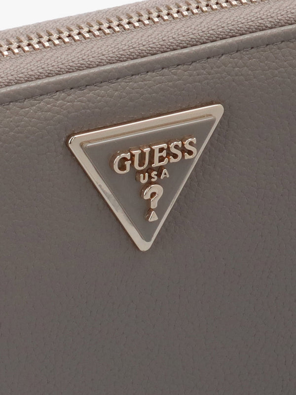 Laurel II Large Dark Taupe Zip Around Wallet