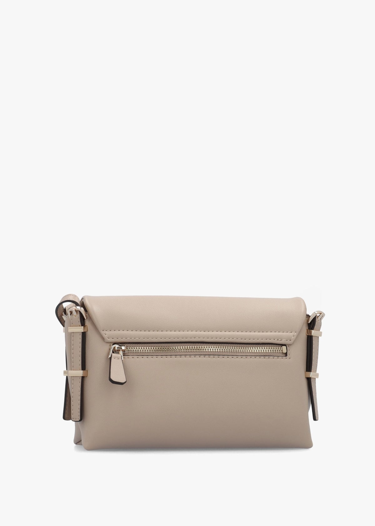 Lefia Large Flap Simply Taupe Shoulder Bag