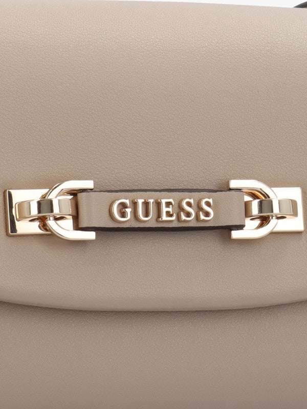 Lefia Large Flap Simply Taupe Shoulder Bag