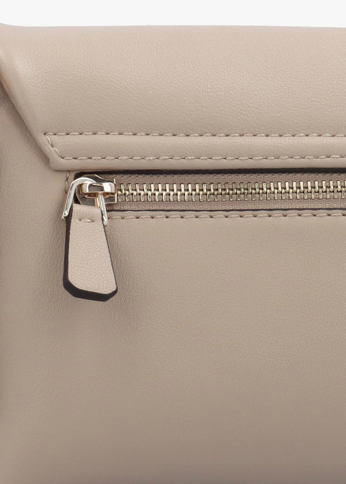 Lefia Large Flap Simply Taupe Shoulder Bag