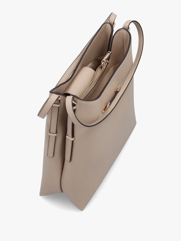 Lefia Large Simply Taupe Hobo Bag