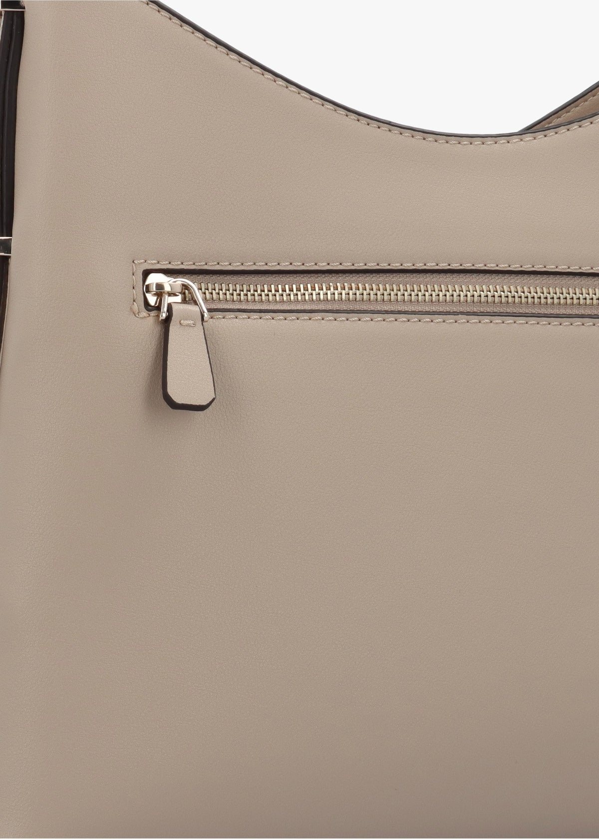 Lefia Large Simply Taupe Hobo Bag