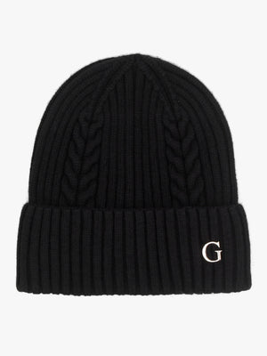 Black Knitted G Logo Beanie Hat