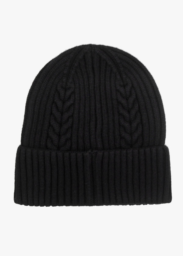 Black Knitted G Logo Beanie Hat