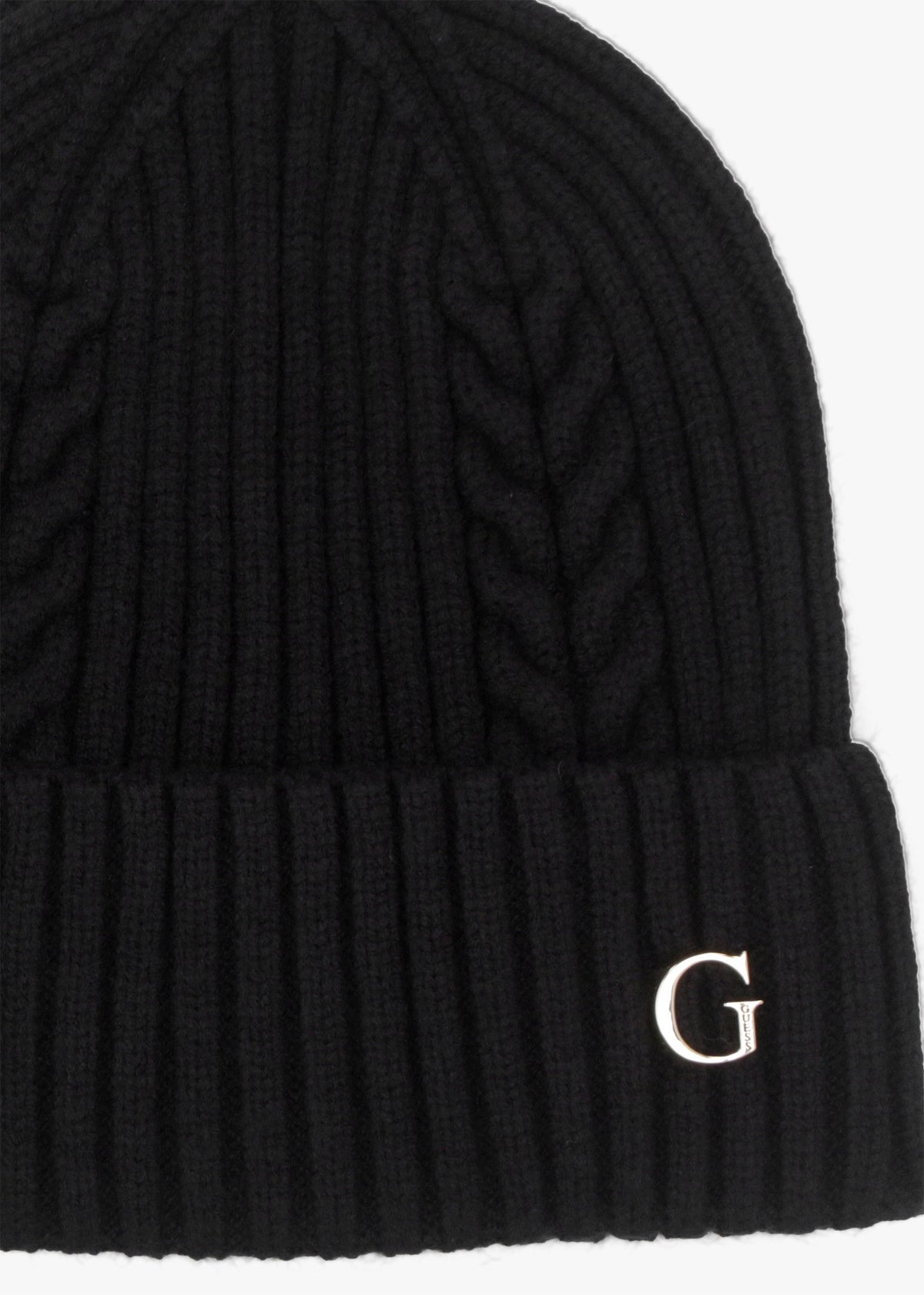 Black Knitted G Logo Beanie Hat