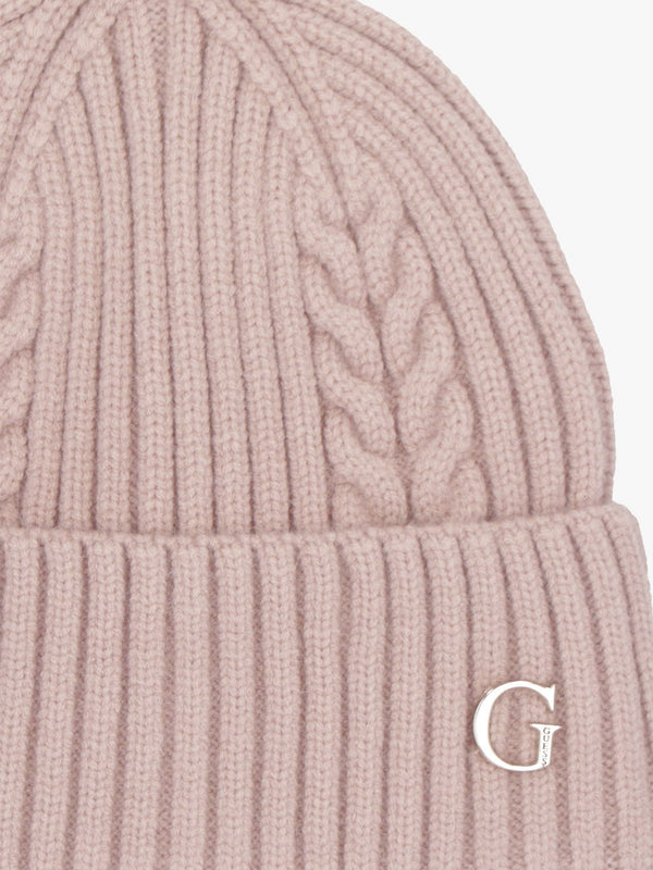 Pink Knitted G Logo Beanie Hat