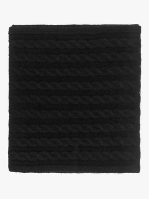 Black Knitted G Logo Diamante Scarf