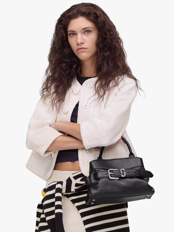 The Dakota Small Black Satchel Bag