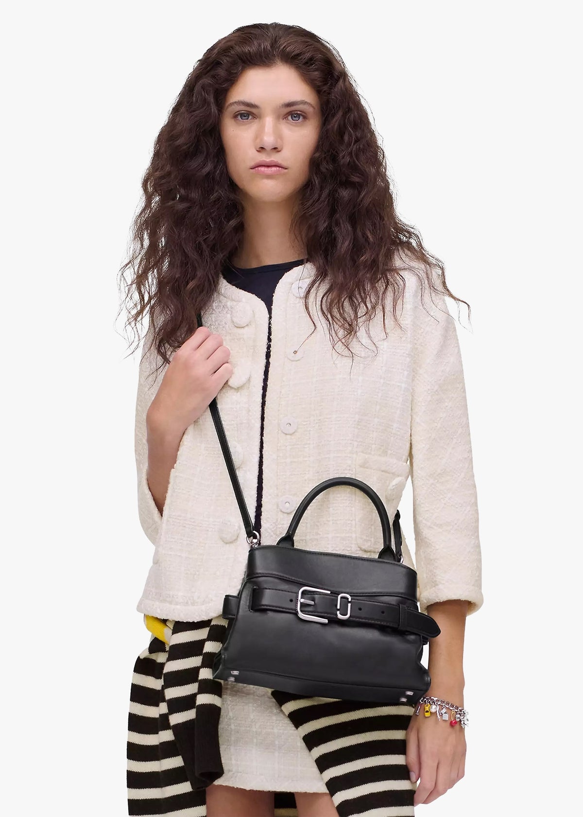 The Dakota Small Black Satchel Bag