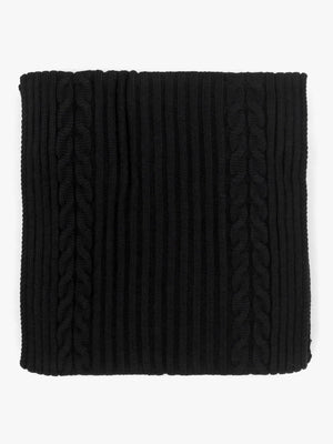 Black Knitted G Logo Scarf